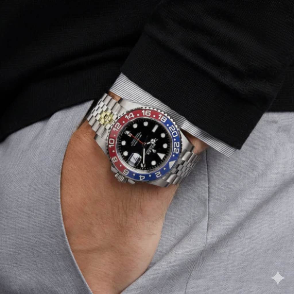 Rolex GMT-Master II "Pepsi" – L'Icône du Voyage pour Homme