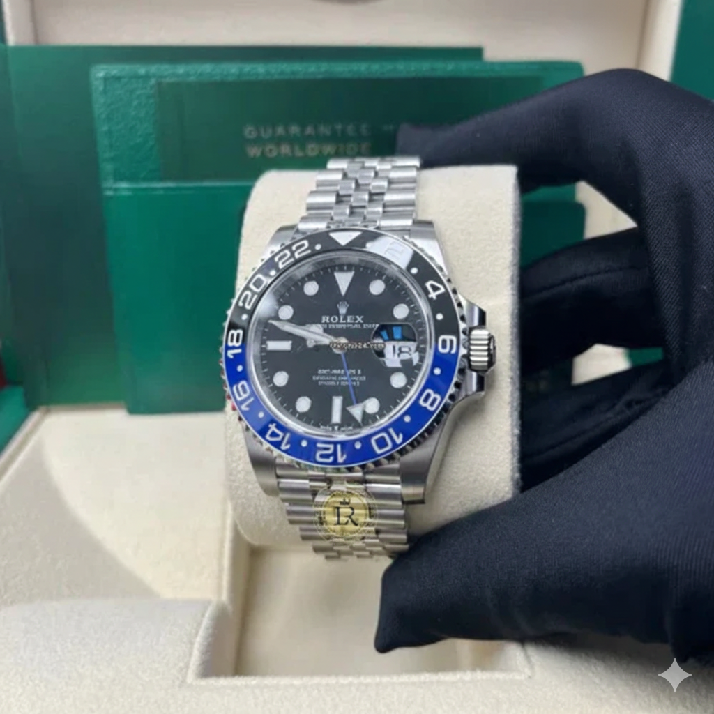 Rolex GMT-Master II "Batman" – Lunette Bleu/Noir sur Bracelet Jubilé