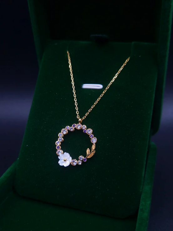 Le Collier "Alyn Florale" – Purple Edition